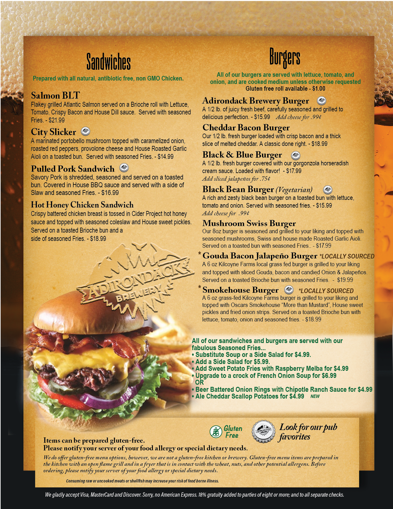 Dinner Menu Page 2