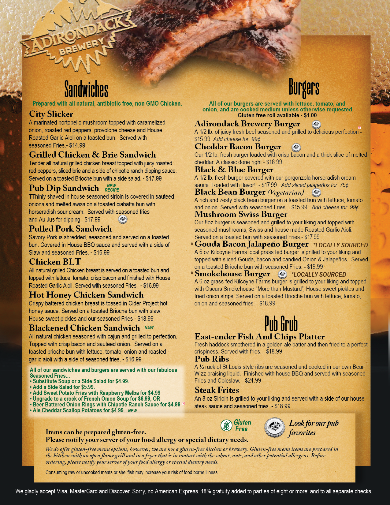 Lunch Menu Page 2
