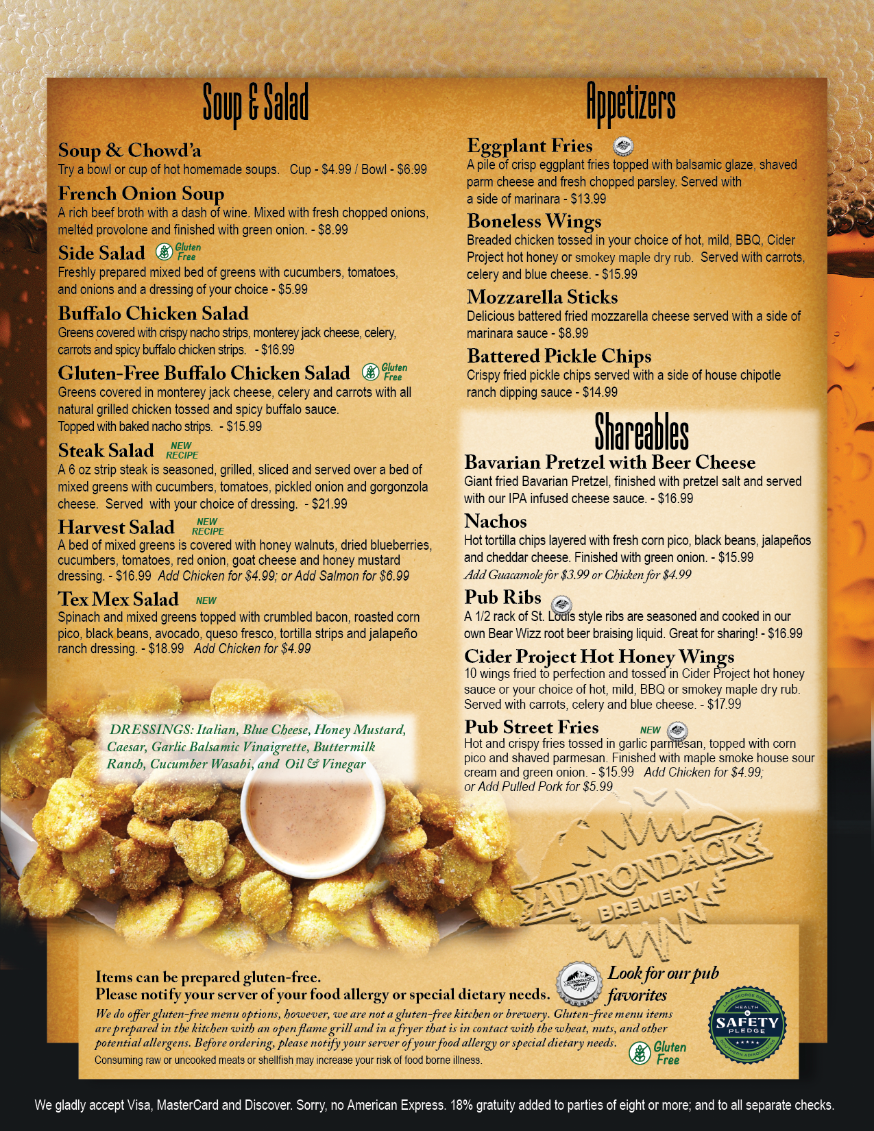 Pub Lunch Menu Apps-Soups