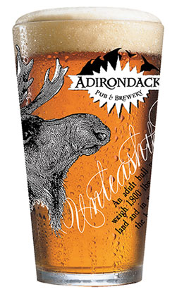 Moose Pint Glass